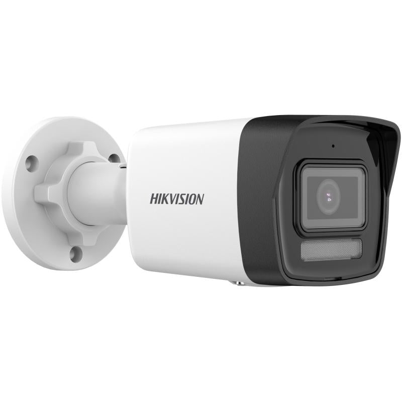 Hikvision DS-2CD1083G2-LIUF kamerë sigurie IP 8MP 4K me Smart Hybrid Light deri 30m, PoE, mikrofon, zbulim personash dhe automjetesh, WDR 120dB, H.265+ dhe IP67.