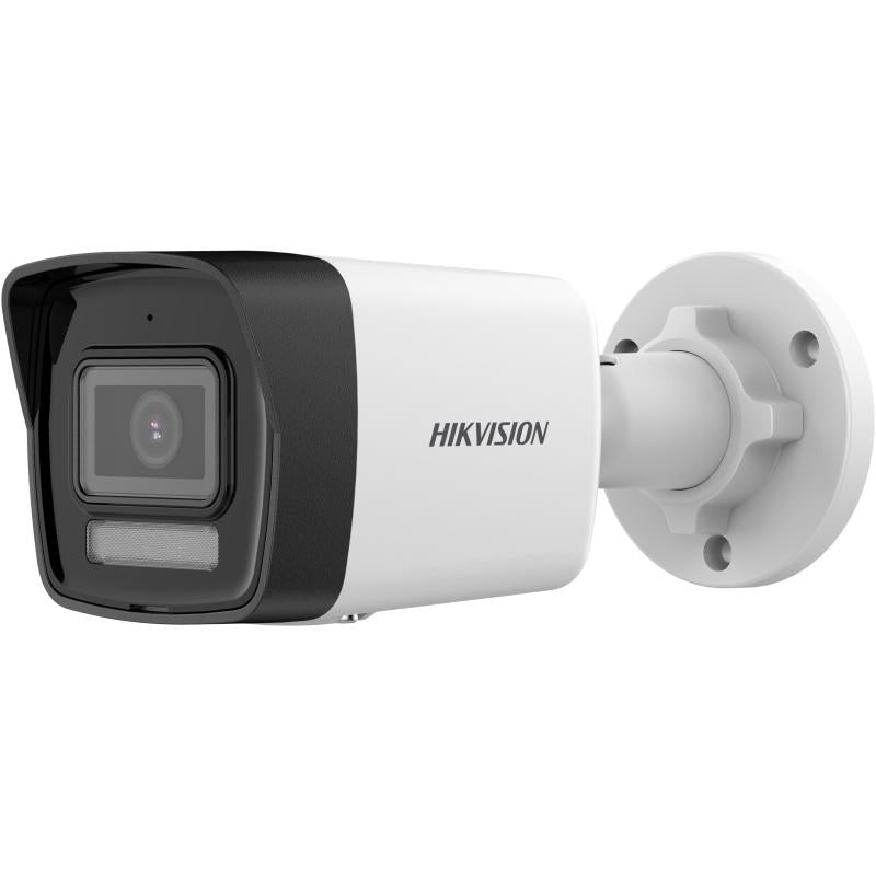 Hikvision DS-2CD1083G2-LIUF kamerë sigurie IP 8MP 4K me Smart Hybrid Light deri 30m, PoE, mikrofon, zbulim personash dhe automjetesh, WDR 120dB, H.265+ dhe IP67.