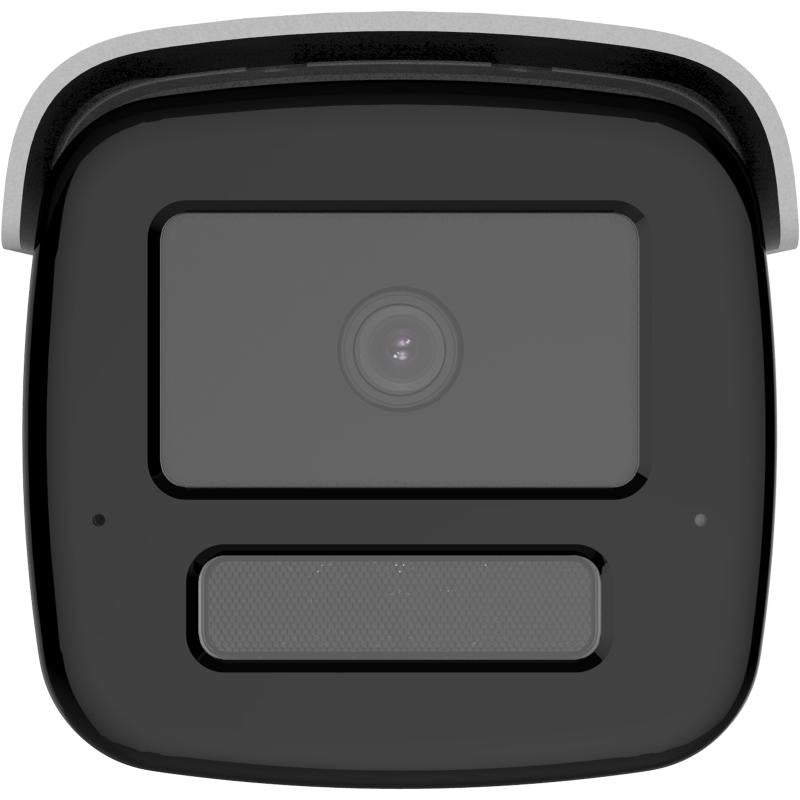 Hikvision DS-2CD2T63G2-4LI2U kamerë sigurie IP 6MP AcuSense me Smart Hybrid Light deri 80m, PoE, mikrofon të dyfishtë, WDR 120dB, IP67, IK10 dhe MicroSD 512GB. 