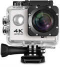 4K Sports Ultra HD Action Camera rezistente ndaj ujit deri në 30 metra me regjistrim 4K Ultra HD, Bluetooth, kënd të gjerë dhe kasë waterproof. Kamerë sportive për motoçiklizëm, çiklizëm, zhytje, ski, peshkim, udhëtime dhe sporte ekstreme. Action Camera 4K për video profesionale me cilësi të lartë, ideale për aventurat në Shqipëri.