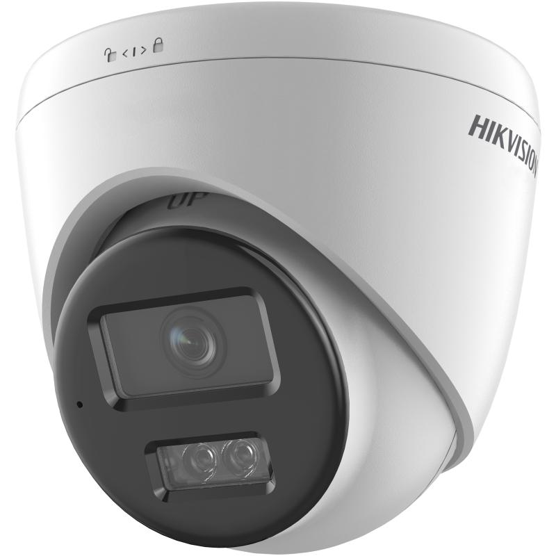 Hikvision DS-2CD1383G2-LIUF kamerë sigurie Turret IP 8MP 4K me Smart Hybrid Light deri 30m, PoE, mikrofon, zbulim personash dhe automjetesh, WDR 120dB, H.265+ dhe IP67.