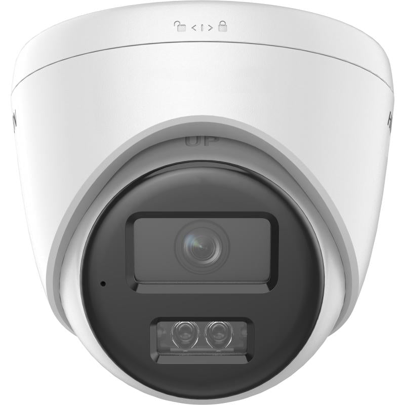 Hikvision DS-2CD1383G2-LIUF kamerë sigurie Turret IP 8MP 4K me Smart Hybrid Light deri 30m, PoE, mikrofon, zbulim personash dhe automjetesh, WDR 120dB, H.265+ dhe IP67.