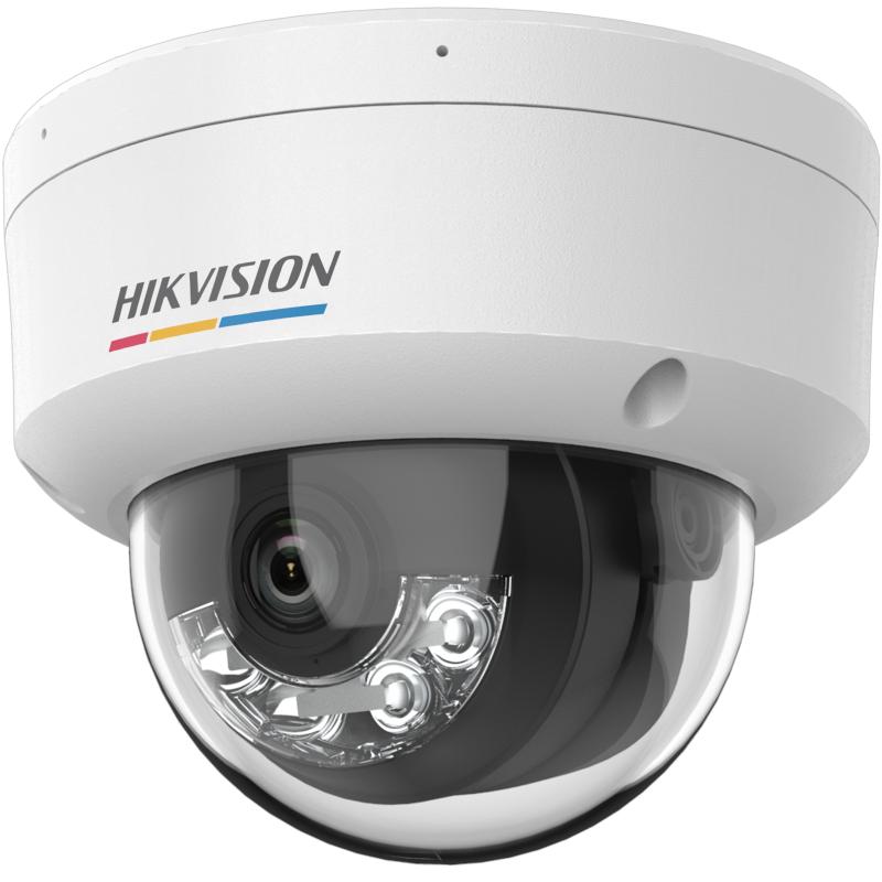 Hikvision DS-2CD1167G2H-LIU kamerë sigurie Dome IP 6MP ColorVu me Smart Hybrid Light 30m, PoE, mikrofon, zbulim personash dhe automjetesh, IP67 dhe IK08.