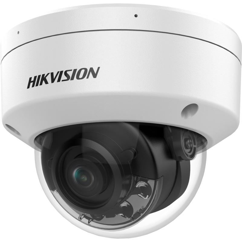 Hikvision DS-2CD2187G2H-LISU kamerë sigurie Mini Dome IP 8MP 4K ColorVu me Smart Hybrid Light 30m, PoE, WDR 130dB, zbulim personash dhe automjetesh, IP67 dhe IK10.