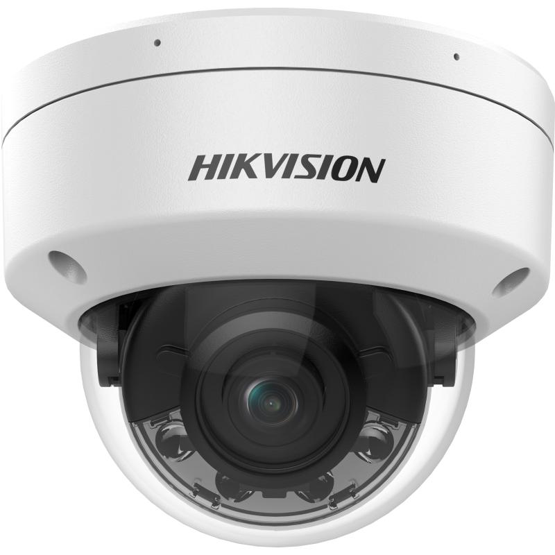 Hikvision DS-2CD2187G2H-LISU kamerë sigurie Mini Dome IP 8MP 4K ColorVu me Smart Hybrid Light 30m, PoE, WDR 130dB, zbulim personash dhe automjetesh, IP67 dhe IK10.