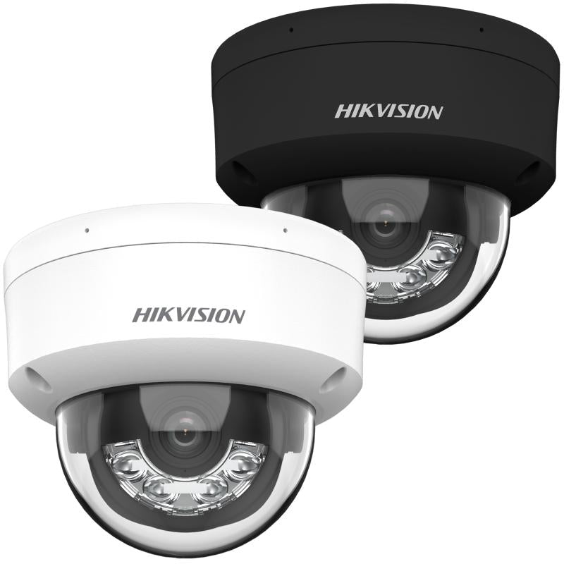 Hikvision DS-2CD2183G2-LI kamerë sigurie Dome IP 8MP 4K AcuSense me Smart Hybrid Light deri 30m, PoE, WDR 120dB, zbulim personash dhe automjetesh, IP67 dhe IK10.