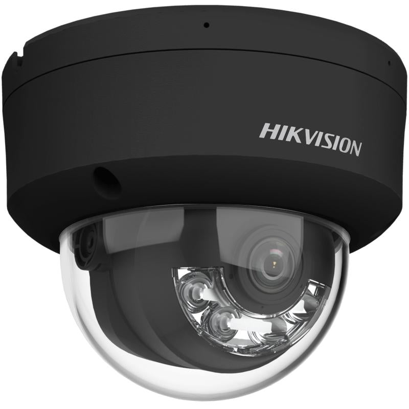 Hikvision DS-2CD2163G2-LI kamerë sigurie Dome IP 6MP AcuSense me Smart Hybrid Light 30m, PoE, zbulim personash dhe automjetesh, WDR 120dB, IP67 dhe IK10.