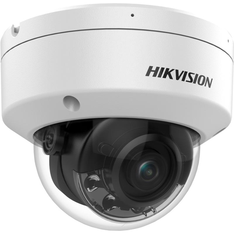 Hikvision DS-2CD2187G2H-LISU kamerë sigurie Mini Dome IP 8MP 4K ColorVu me Smart Hybrid Light 30m, PoE, WDR 130dB, zbulim personash dhe automjetesh, IP67 dhe IK10.