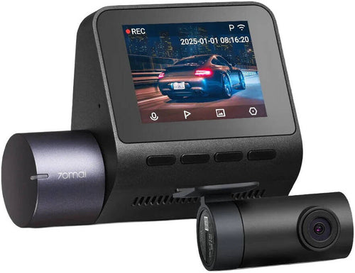 70mai A410 kamerë makine Dash Cam 2K 2560×1440p me HDR, GPS të integruar, ekran 2 inç, kontroll nga aplikacioni, regjistrim me dy kanale dhe MicroSD deri në 256GB.