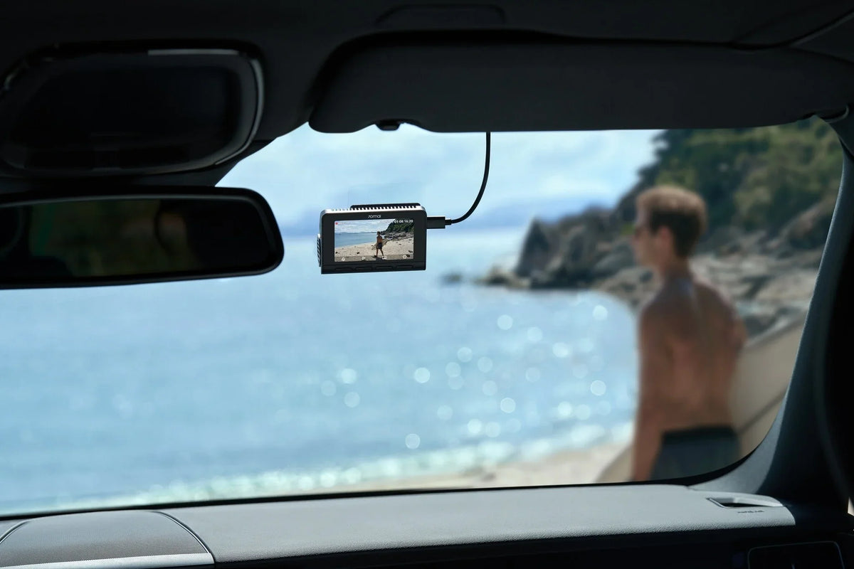 70mai A800SE Set kamerë makine 4K Ultra HD me HDR, Super Night Vision, GPS të integruar, WiFi, Parking Surveillance 24H, kamerë të pasme RC22 dhe supercapacitor.