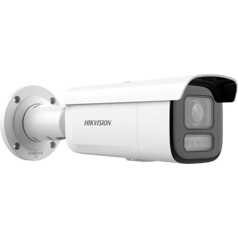 Hikvision DS-2CD2683G2-LIZS2U kamerë sigurie IP 8MP 4K AcuSense me lente motorike 2.8–12mm, Smart Hybrid Light 60m, mikrofon të dyfishtë, PoE, IP67 dhe IK10. 