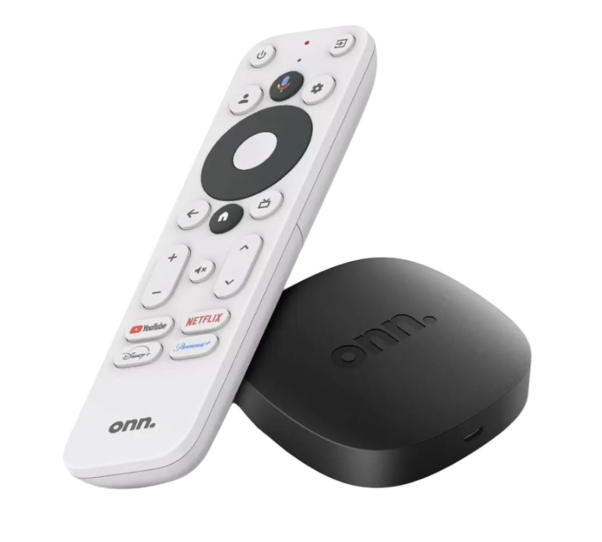 Android TV Box ONN Google TV 4K UHD për ta kthyer televizorin në Smart TV dhe për streaming