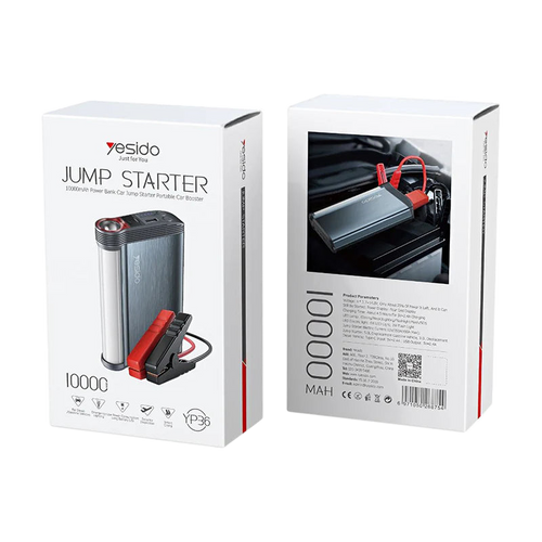Bateri makine dhe karikues Yesido YP36 10000mAh për ndezjen e makinës në raste emergjence Jump Starter