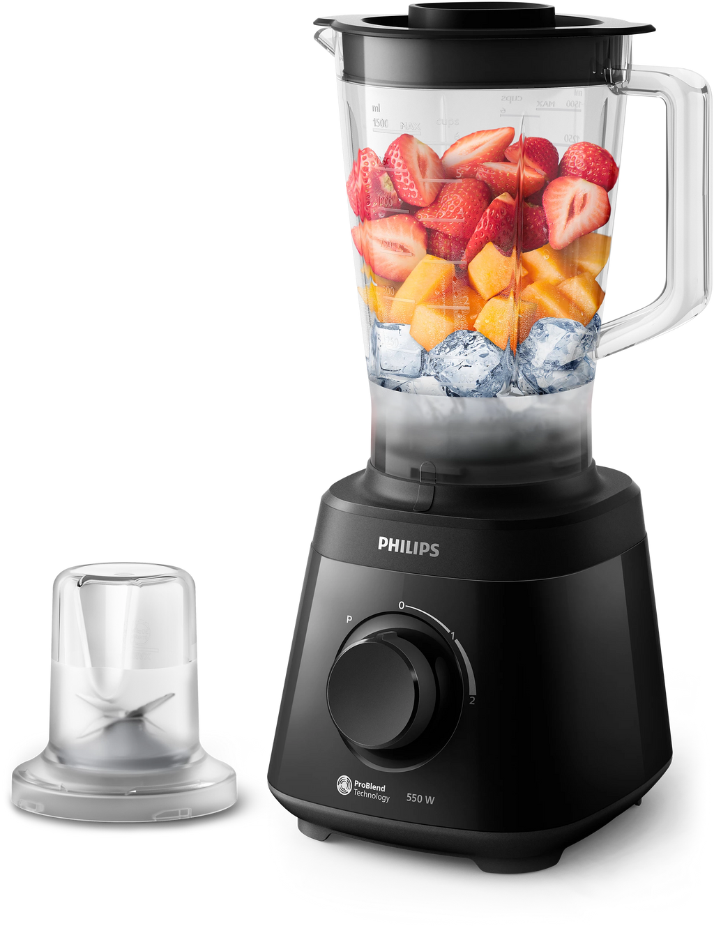 Blender Philips HR2141/90 550W 2L për smoothie, fruta, lëngje dhe përgatitjen e ushqimeve në kuzhinë