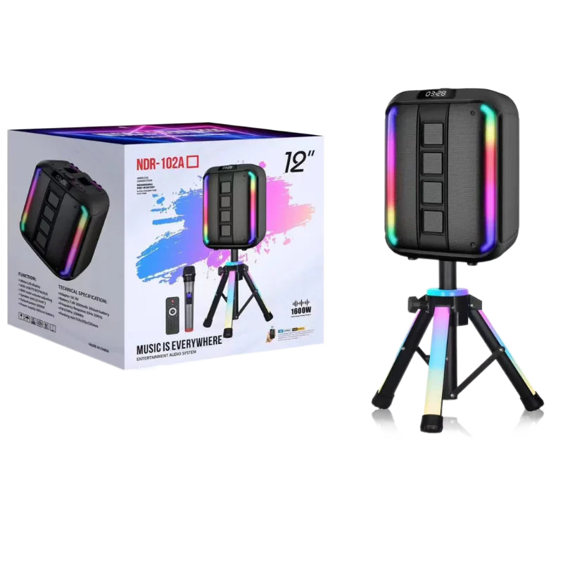 Boks me Bluetooth NDR-102A Wireless për muzikë, shtëpi dhe festa