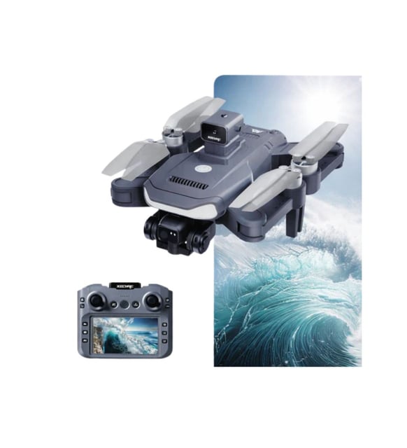 C29S dron GPS 4K me dy kamera HD, ekran 4.5 inç në telekomandë, distancë fluturimi deri në 1000 metra, lartësi deri në 120 metra, bateri 3200mAh, autonomi deri në 20 minuta, GPS, Optical Flow dhe transmetim WiFi në kohë reale. Dron profesional për foto dhe video ajrore në Shqipëri. 