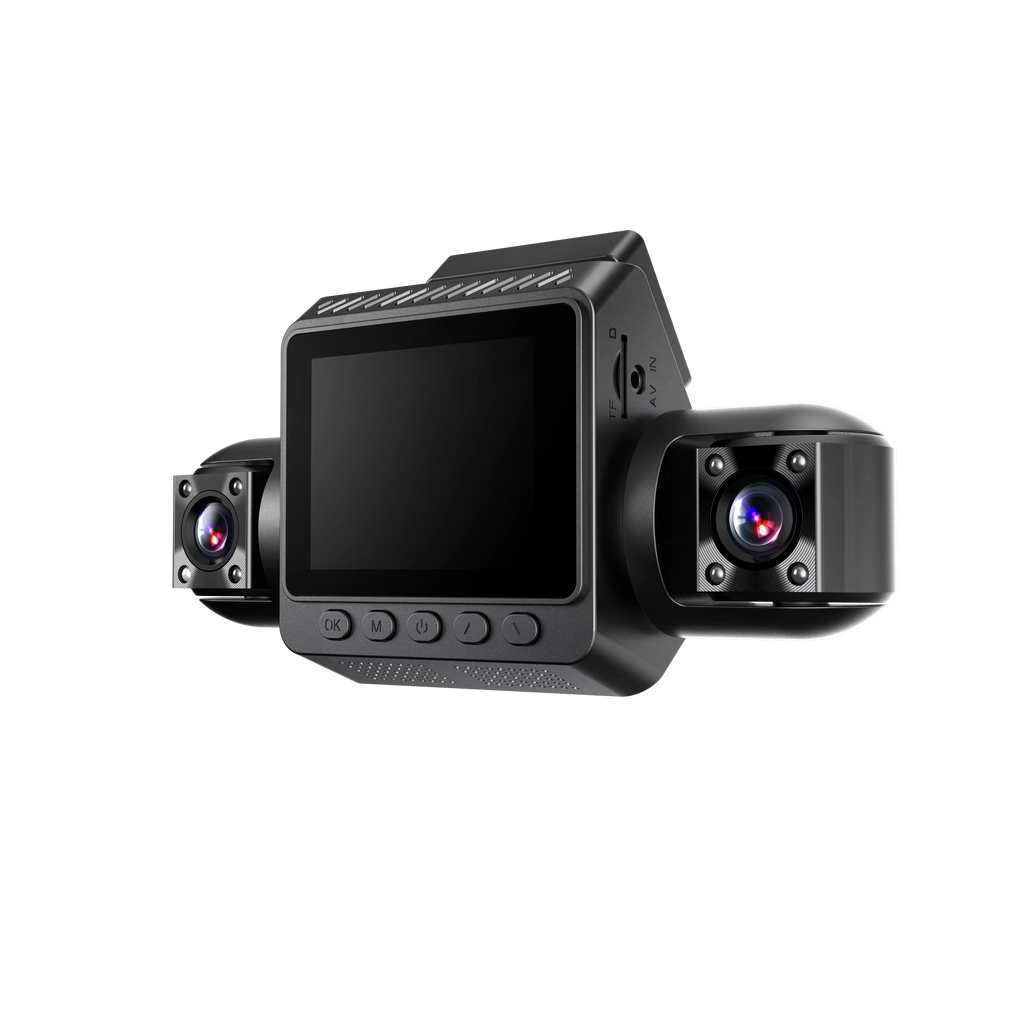 DashCam 9720 me 4 kamera për makinë, WiFi 5G, GPS, ekran IPS 2.0 inç, vizion nate, G-Sensor, modalitet parkimi, kënd të gjerë 150°–180° dhe regjistrim Full HD. Kamerë profesionale për sigurinë e automjetit në Shqipëri.