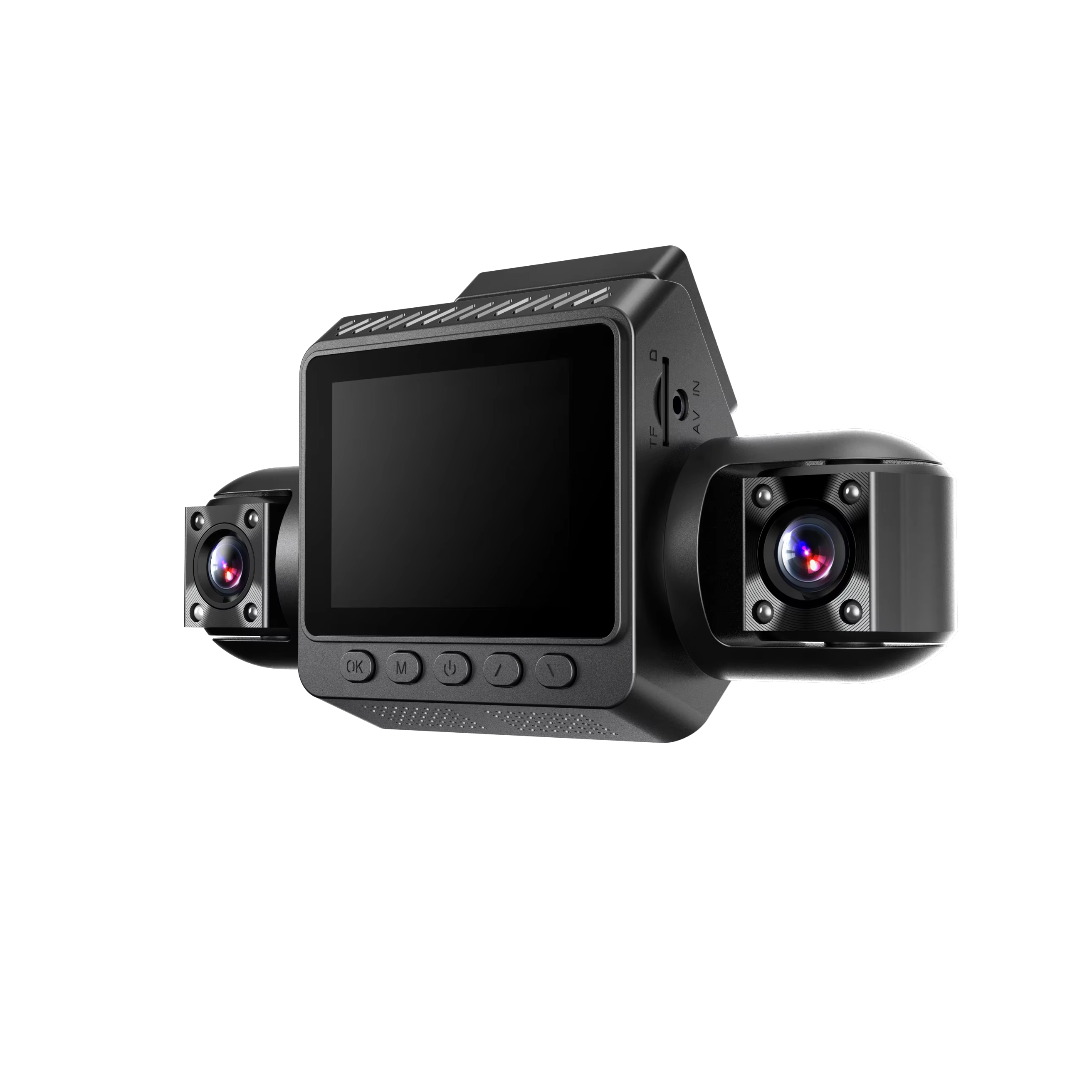 DashCam 9720 me 4 kamera për makinë, WiFi 5G, GPS, ekran IPS 2.0 inç, vizion nate, G-Sensor, modalitet parkimi, kënd të gjerë 150°–180° dhe regjistrim Full HD. Kamerë profesionale për sigurinë e automjetit në Shqipëri.