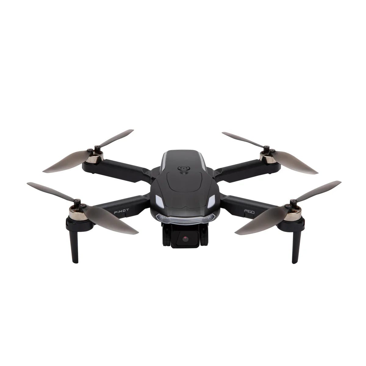 Dron PiHOT P60 Pro me dy kamera 1080P HD, Wi-Fi, bateri 2000mAh, fluturim rreth 20 minuta, distancë kontrolli 200m, Vision Positioning 2.0 dhe kamerë me kënd të rregullueshëm 90°.