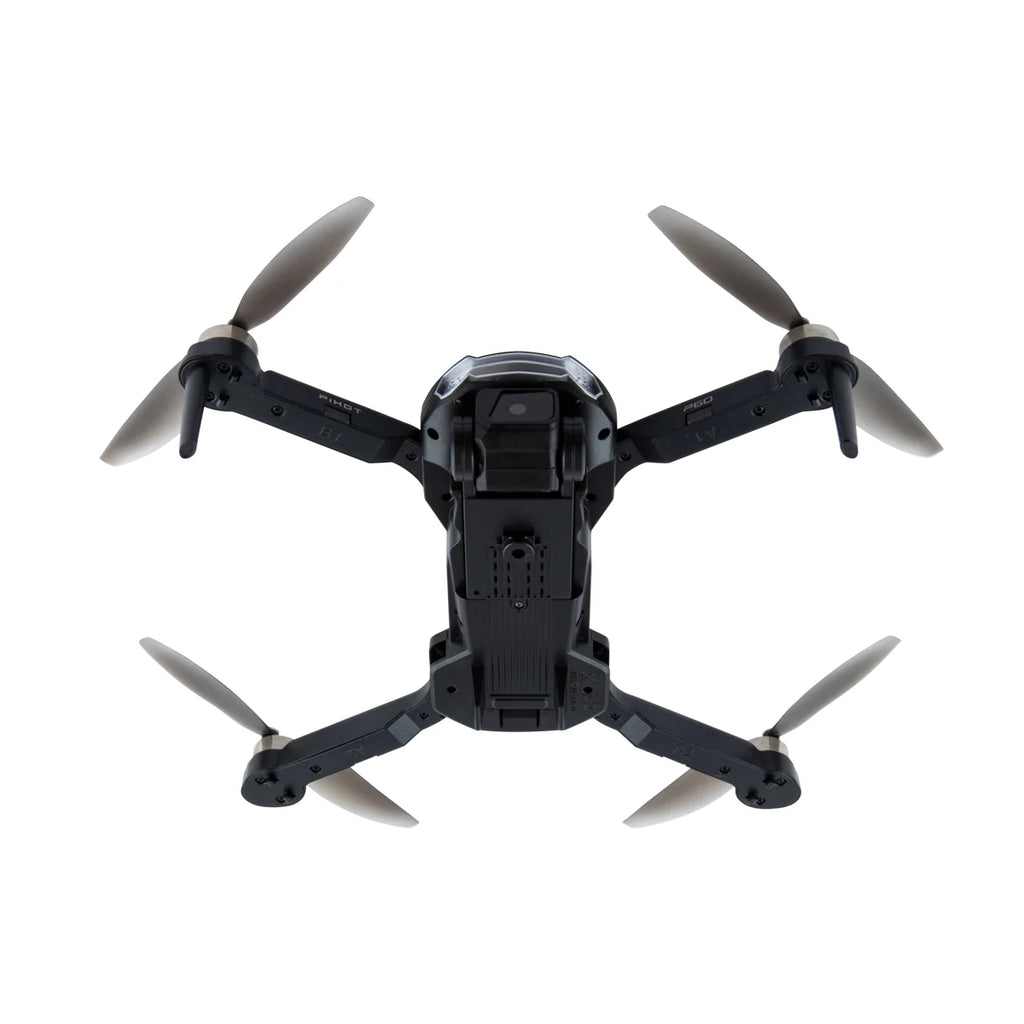 Dron PiHOT P60 Pro me dy kamera 1080P HD, Wi-Fi, bateri 2000mAh, fluturim rreth 20 minuta, distancë kontrolli 200m, Vision Positioning 2.0 dhe kamerë me kënd të rregullueshëm 90°.