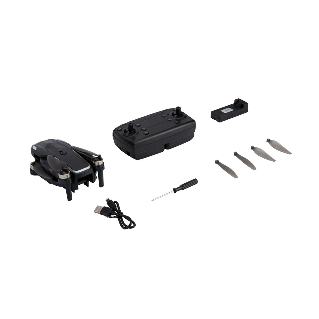 Dron PiHOT P60 Pro me dy kamera 1080P HD, Wi-Fi, bateri 2000mAh, fluturim rreth 20 minuta, distancë kontrolli 200m, Vision Positioning 2.0 dhe kamerë me kënd të rregullueshëm 90°.
