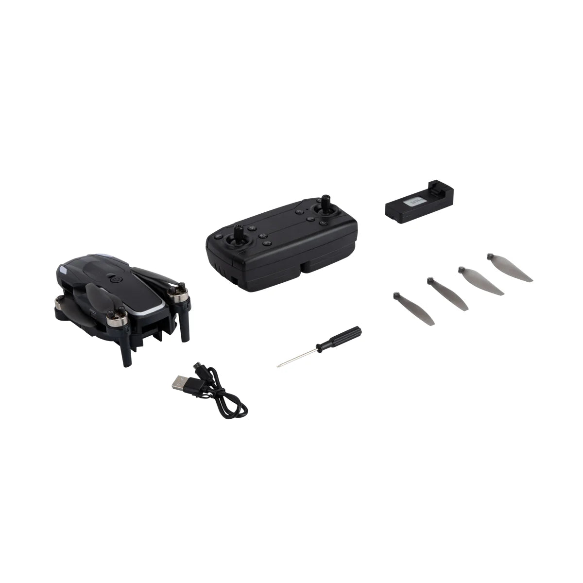 Dron PiHOT P60 Pro me dy kamera 1080P HD, Wi-Fi, bateri 2000mAh, fluturim rreth 20 minuta, distancë kontrolli 200m, Vision Positioning 2.0 dhe kamerë me kënd të rregullueshëm 90°.