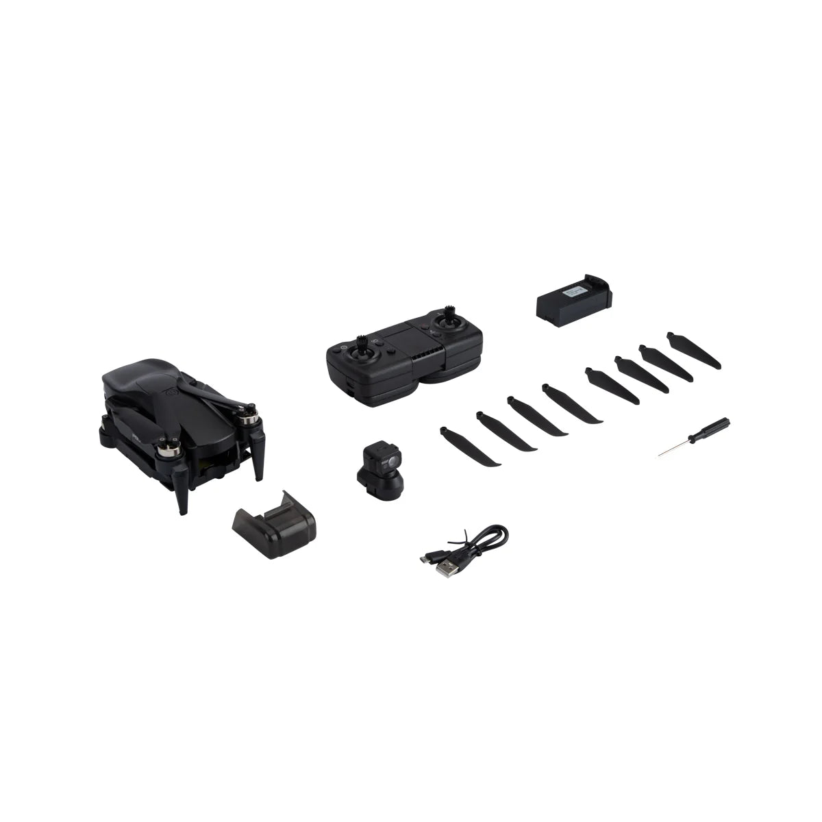 Dron PiHOT P80 Max me kamerë 4K, Gimbal 3-Axis, GPS, motorë Brushless, distancë deri në 2 km, bateri 2200mAh, fluturim 25–30 minuta, Auto Return, Follow Me dhe OAS opsional.