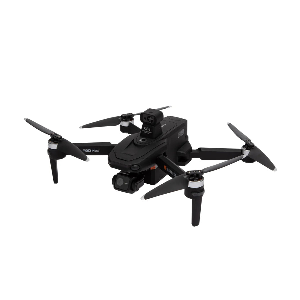 Dron PiHOT P90 Max me dy kamera 4K Ultra HD, Gimbal 3-Axis, GPS, distancë deri në 6 km, fluturim deri në 45 minuta, Auto Return, Follow Me dhe sistem OAS 360° opsional.
