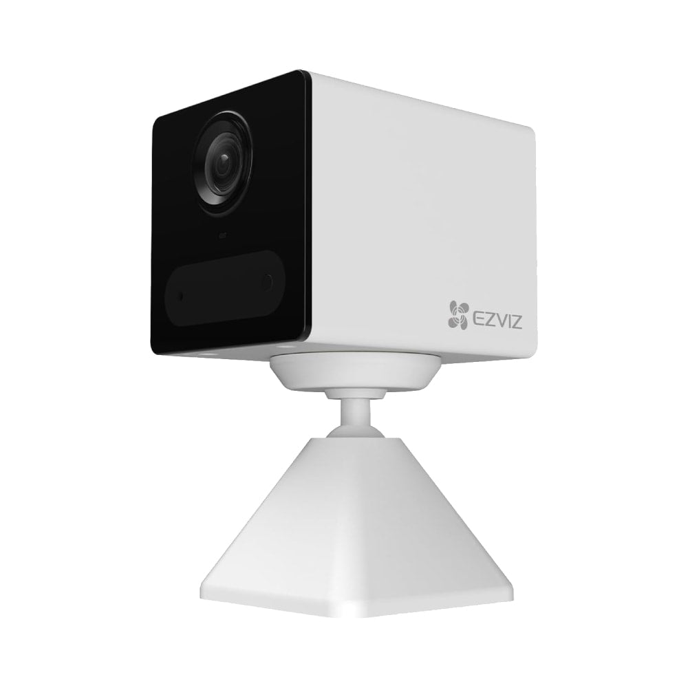 EZVIZ CB2 kamerë sigurie 2MP Full HD WiFi me bateri 2000mAh, shikim natën 5m, audio dy drejtimshe, zbulim inteligjent të personave dhe MicroSD deri në 512GB.