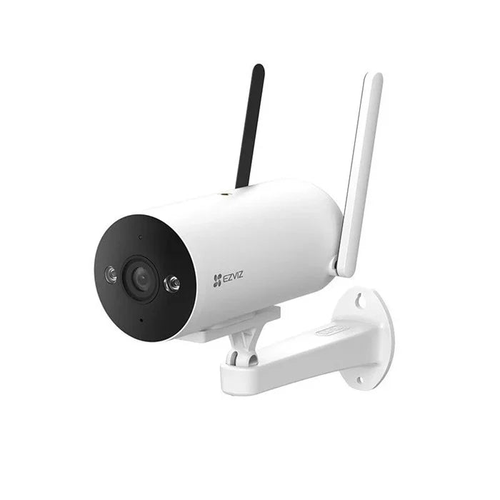 EZVIZ H5 kamerë sigurie e jashtme 3MP 4G me shikim natën IR 30m, zbulim inteligjent të personave dhe automjeteve, audio dy drejtime, MicroSD deri në 512GB dhe mbrojtje IP67.