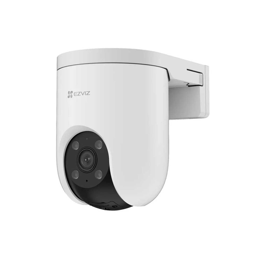 EZVIZ H8c Pro 4K kamerë sigurie e jashtme 8MP WiFi me Pan & Tilt 350°, Auto Tracking, shikim natën IR 30m, zbulim AI të personave dhe automjeteve, audio dy drejtime dhe MicroSD deri në 512GB.