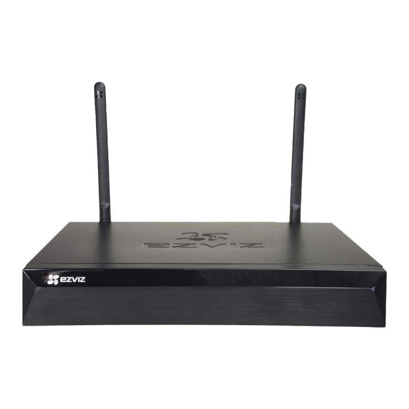 EZVIZ X5S NVR WiFi 4 kanale për kamera IP deri në 3K, dy antena, HDMI, VGA, H.265, ONVIF dhe HDD deri në 8TB.