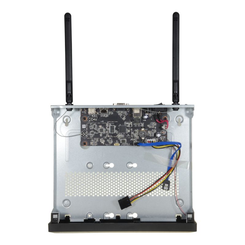 EZVIZ X5S NVR WiFi 4 kanale për kamera IP deri në 3K, dy antena, HDMI, VGA, H.265, ONVIF dhe HDD deri në 8TB.