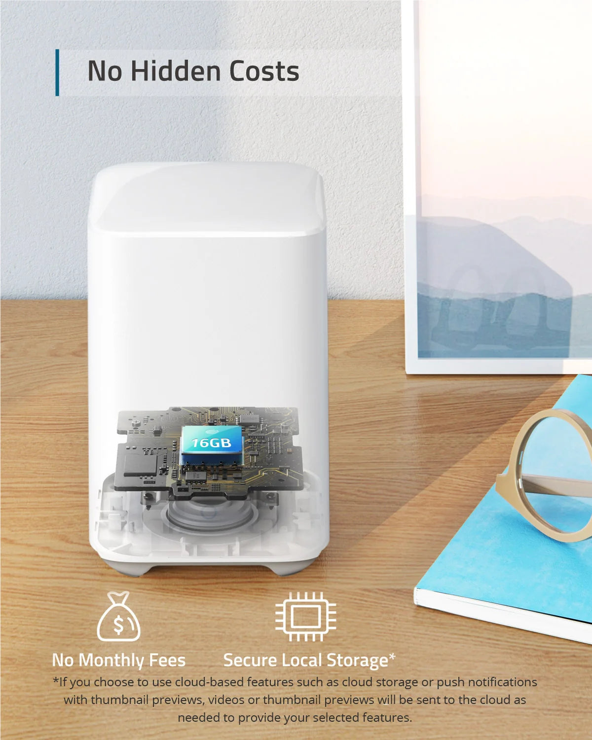 EufyCam S220 (2C Pro) kamerë sigurie wireless 2K për ambiente të jashtme me kënd pamjeje 135°, bateri deri në 6 muaj, AI Human Detection, Face Detection, Spotlight, IP67 rezistente ndaj ujit, memorie lokale 16GB eMMC dhe pa abonim mujor. Kamerë ideale për shtëpi, biznes dhe vila në Shqipëri.