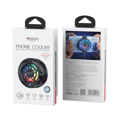 Freskuese telefoni Yesido C226 magnetike për ftohjen e telefonit gjatë gaming dhe përdorimit intensiv