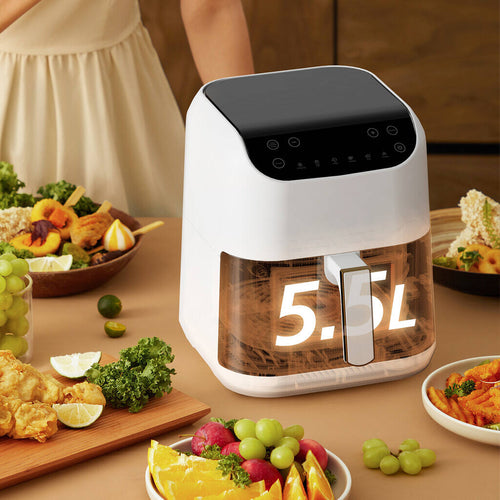 Fritezë me ajër Deerma KZ130W Air Fryer 5.5L për gatim të shpejtë me pak ose pa vaj