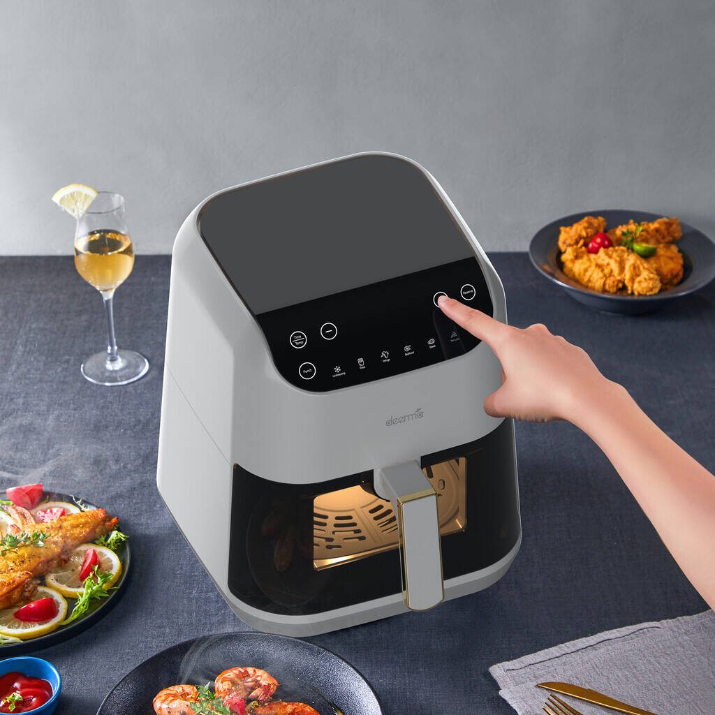 Fritezë me ajër Deerma KZ130W Air Fryer 5.5L për gatim të shpejtë me pak ose pa vaj