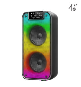 Greatnice GTS-1873 altoparlant Bluetooth portativ me Bluetooth 5.3, fuqi 10W (2×5W), radio FM, bateri 1200mAh, distancë lidhjeje mbi 10 metra dhe përgjigje frekuence 100Hz–20kHz. Boks ideal për shtëpi, udhëtime dhe aktivitete në natyrë.