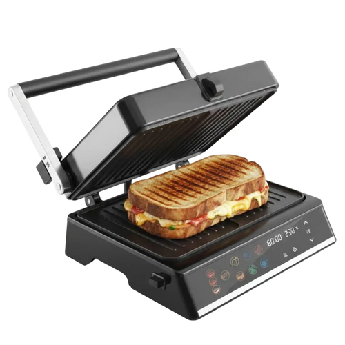 Grill elektrik Lexical LSM-2585 2000W Extra Large për pjekjen e mishit, perimeve dhe ushqimeve në shtëpi