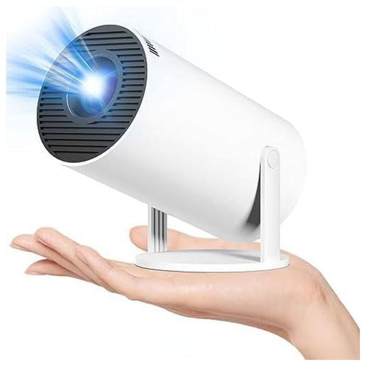HY300 Mini Smart Projector Android me WiFi, Bluetooth dhe Full HD 1080P për Netflix, YouTube, filma, prezantime dhe kinema në shtëpi në Shqipëri | SmartXStore