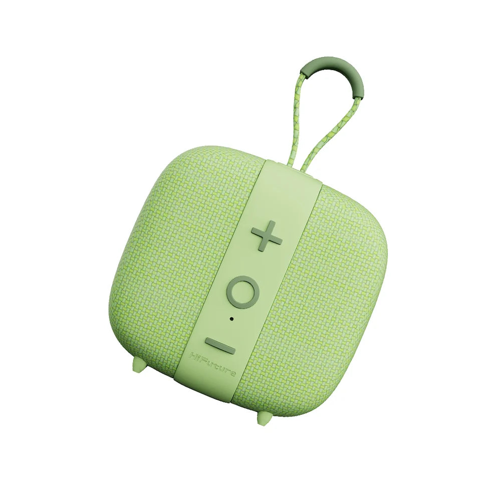 HiFuture Lino-S altoparlant Bluetooth 12W me Bluetooth 5.4, DSP + DynaBoost™, Auracast™, TWS, rezistencë ndaj ujit IPX7, bateri deri në 10 orë dhe aplikacion HiFuture Audio për personalizimin e Equalizer. Altoparlant portativ ideal për plazh, udhëtime, sport dhe përdorim të përditshëm.