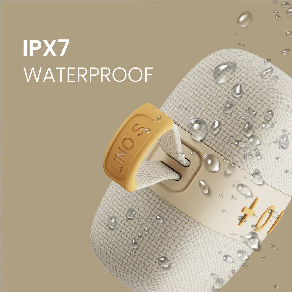 HiFuture Lino-S altoparlant Bluetooth 12W me Bluetooth 5.4, DSP + DynaBoost™, Auracast™, TWS, rezistencë ndaj ujit IPX7, bateri deri në 10 orë dhe aplikacion HiFuture Audio për personalizimin e Equalizer. Altoparlant portativ ideal për plazh, udhëtime, sport dhe përdorim të përditshëm.