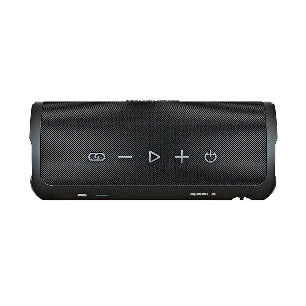HiFuture Ripple altoparlant Bluetooth 30W me sistem audio 2-Way (20W Woofer + 10W Tweeter), rezistencë ndaj ujit IPX7, bateri deri në 12 orë, USB Type-C Fast Charge 10W, Pair to Play dhe Bass Enhanced EQ. Altoparlant portativ ideal për plazh, udhëtime, festa dhe përdorim të përditshëm.
