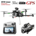 K19 MAX dron 4K me dy kamera HD, motorë Brushless, WiFi 5G, GPS, Optical Flow, distancë transmetimi deri në 2 km, fluturim 20–30 minuta, giroskop 6-aksësh, kontroll me aplikacion dhe gjeste, Headless Mode dhe dizajn i palosshëm. Dron profesional për foto dhe video ajrore në Shqipëri. 