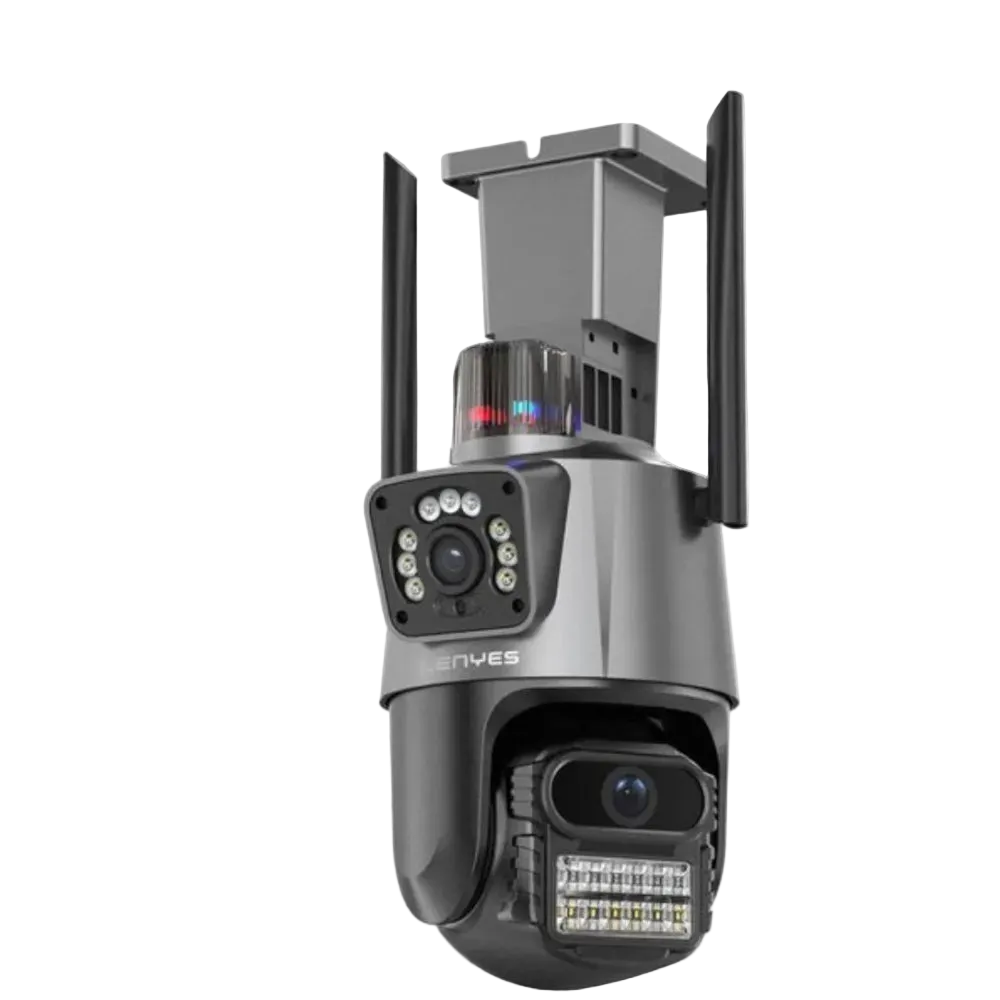 Kamer sigurie Lenyes CC203 2MP WiFi me dy lente për monitorimin e shtëpisë, dyqanit dhe biznesit