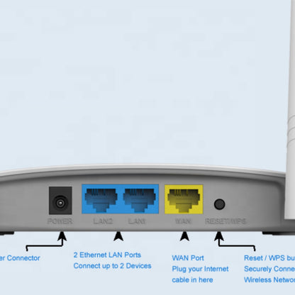 LB-LINK BL-WR450H router wireless për ambiente të jashtme me Wi-Fi 2.4GHz, shpejtësi deri në 300Mbps, 1 portë WAN, 3 porta LAN 10/100Mbps, mbështetje VPN, antena të integruara dhe siguri WPA2/WPA3. Ideal për zgjerimin e rrjetit Wi-Fi në shtëpi, biznese dhe ambiente të jashtme në Shqipëri.