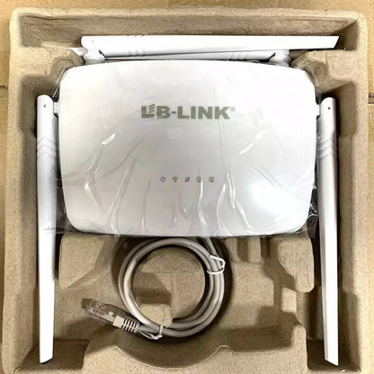 LB-LINK BL-WR450H router wireless për ambiente të jashtme me Wi-Fi 2.4GHz, shpejtësi deri në 300Mbps, 1 portë WAN, 3 porta LAN 10/100Mbps, mbështetje VPN, antena të integruara dhe siguri WPA2/WPA3. Ideal për zgjerimin e rrjetit Wi-Fi në shtëpi, biznese dhe ambiente të jashtme në Shqipëri.