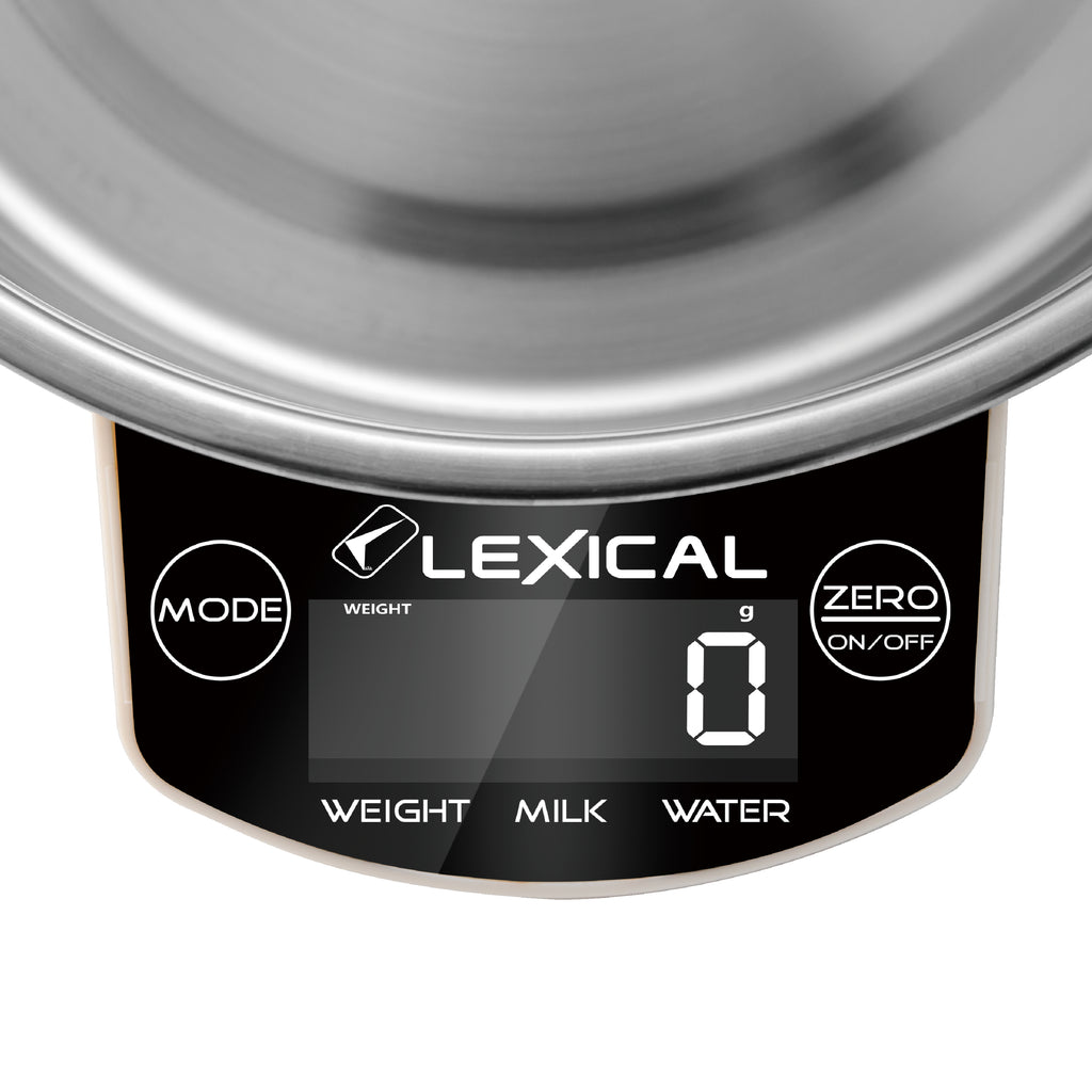 Peshore kuzhine elektronike Lexical LKS-4305 5kg me tas 900ml për matjen e ushqimeve dhe përbërësve