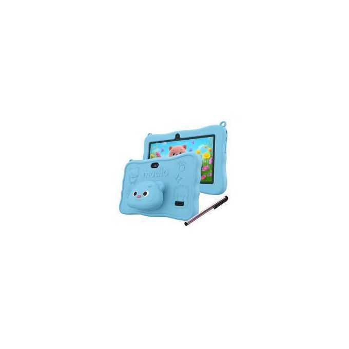 MODIO M72 Kids Tablet 7 inç me Android 13, ekran HD, 6GB RAM, 256GB memorie, WiFi 5G, dy kamera, bateri 3000mAh, kasë mbrojtëse për fëmijë, stilolaps me prekje dhe mbrojtëse ekrani. Tablet edukativ ideal për mësim, lojëra dhe argëtim në Shqipëri.