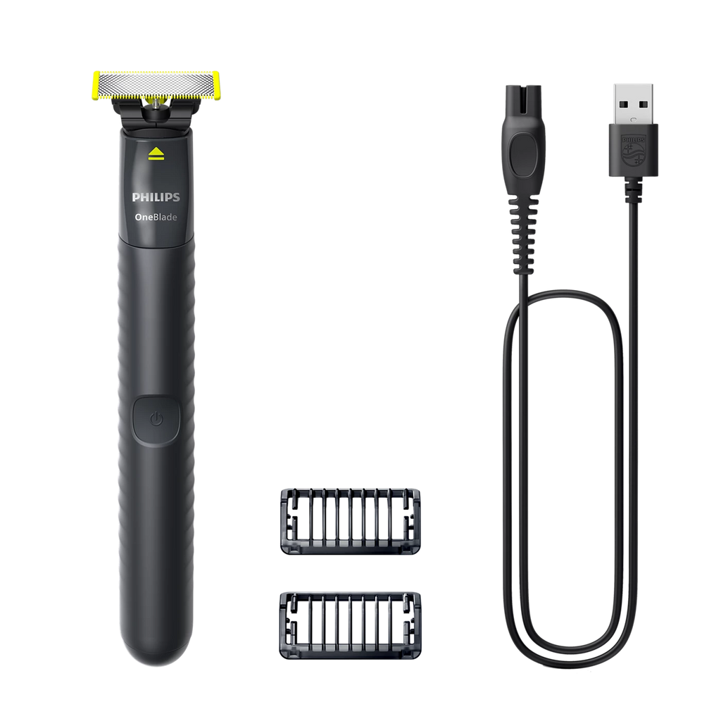 Makinë rroje Philips OneBlade QP1424/10 për fytyrë, rruajtjen, shkurtimin dhe stilimin e mjekrës